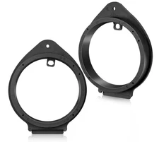 NuIth Aftermarket Front & Rear Door Speaker Adapter Spacer Ring for GM Black