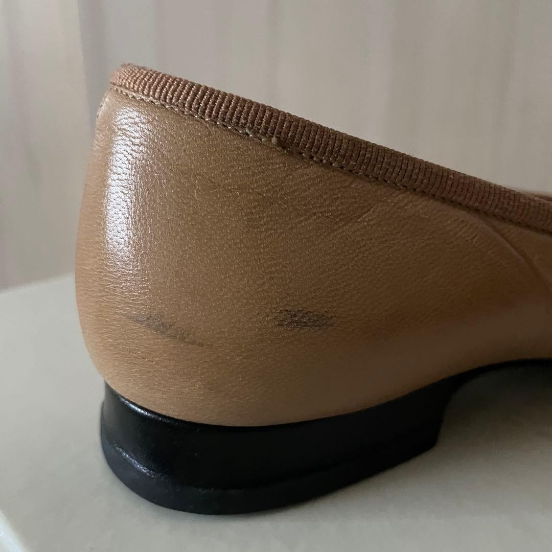 Chanel Low Heel Pumps Beige With Ribbons Size 35.5 US About5.5 For Women thumbnail 8