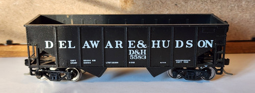 Tolva de 2 bahías Delaware and Hudson RR 5583 ruedas de metal Athearn Kadee Built HO | Zustand: Used