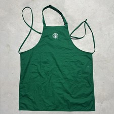 Starbucks Green Barista Apron Coffee Shop Uniform Adjustable 2 Pocket Siren Logo