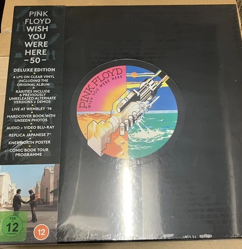 Pink Floyd Wish You Were Here Box Set (2CD + 4LP + Blu-ray) New & Sealed Cheap!