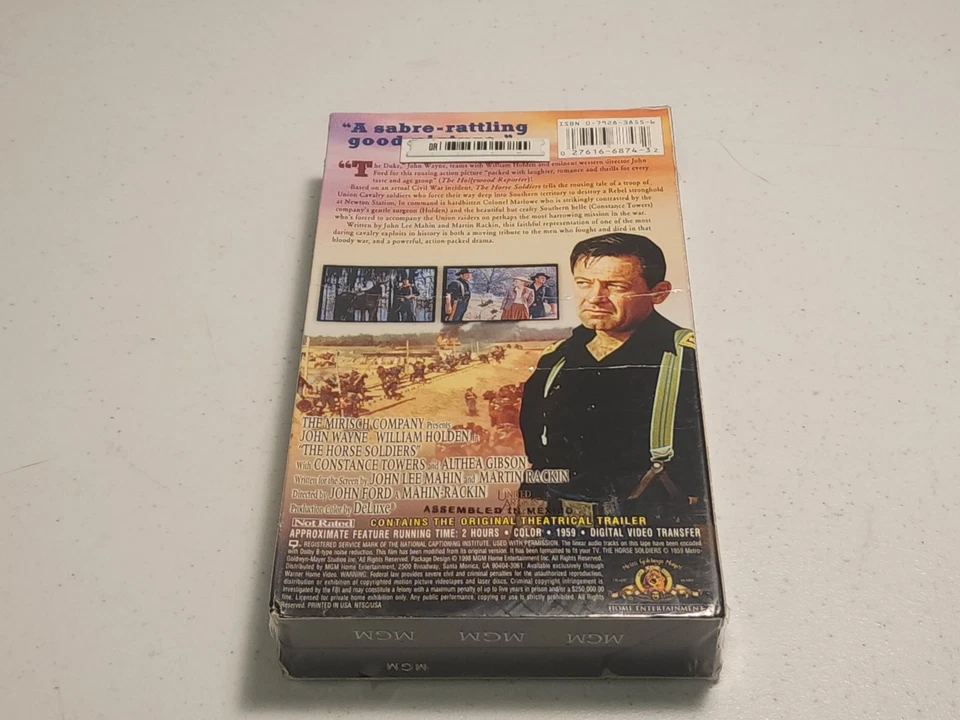The Horse Soldiers VHS, 1998, Western Legends NEW SEALED! - Image 2 of 2