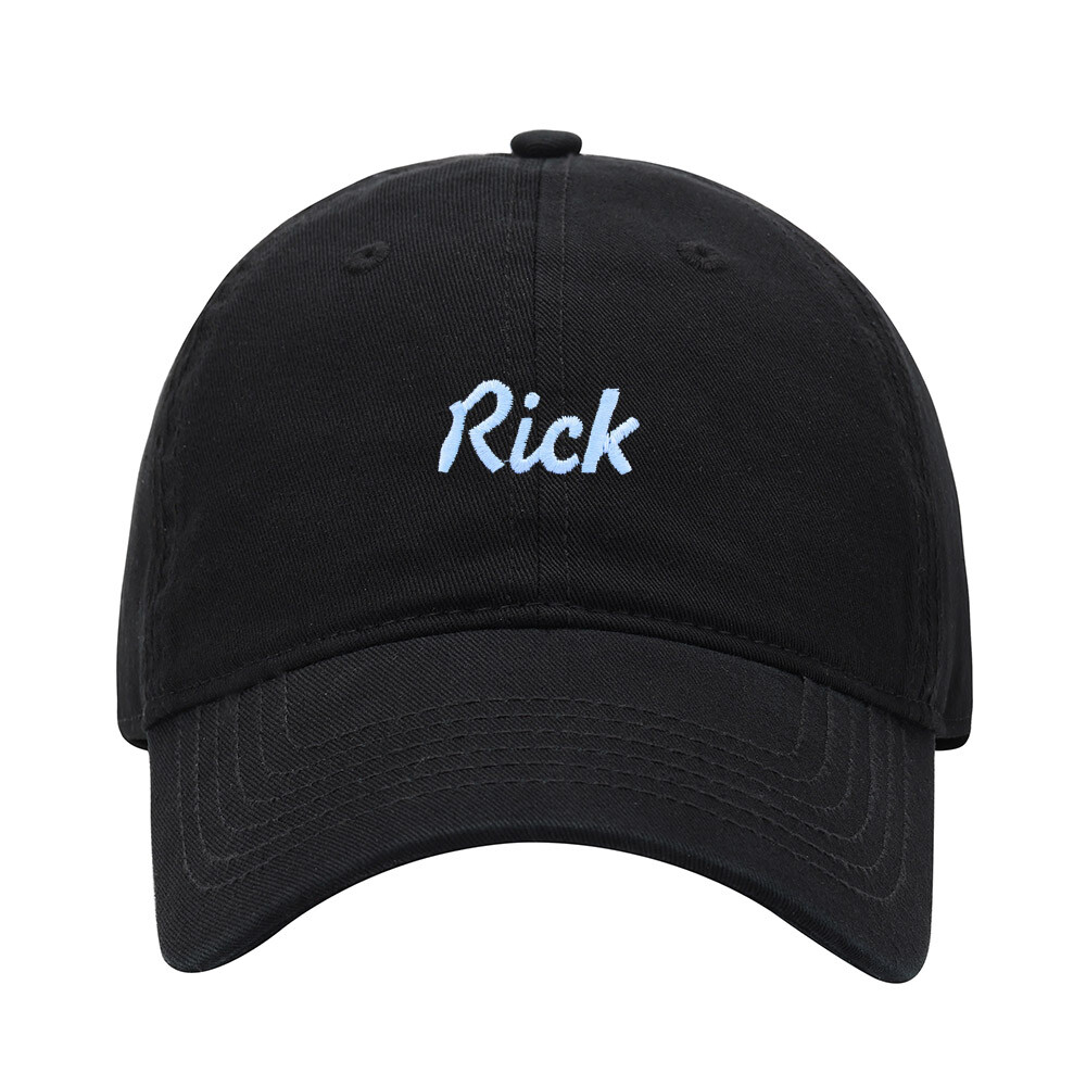 Baseball Cap Men Name Rick Gift Embroidered Washed Cotton Dad Hat Baseball Caps