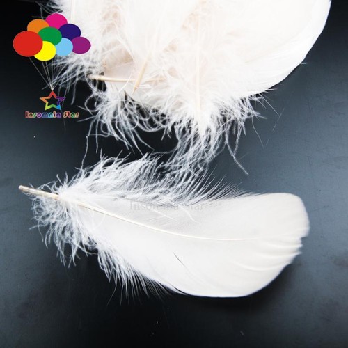 Diy 100 Pcs/Lot Colourful Goose feather 4-7cm 1-2 Inch Stage Props Dream Catcher - Picture 131 of 138