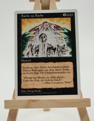Asche zu Asche 5. Edition (5ED) Magic Karte MTG Deutsch (Ashes to Ashes)