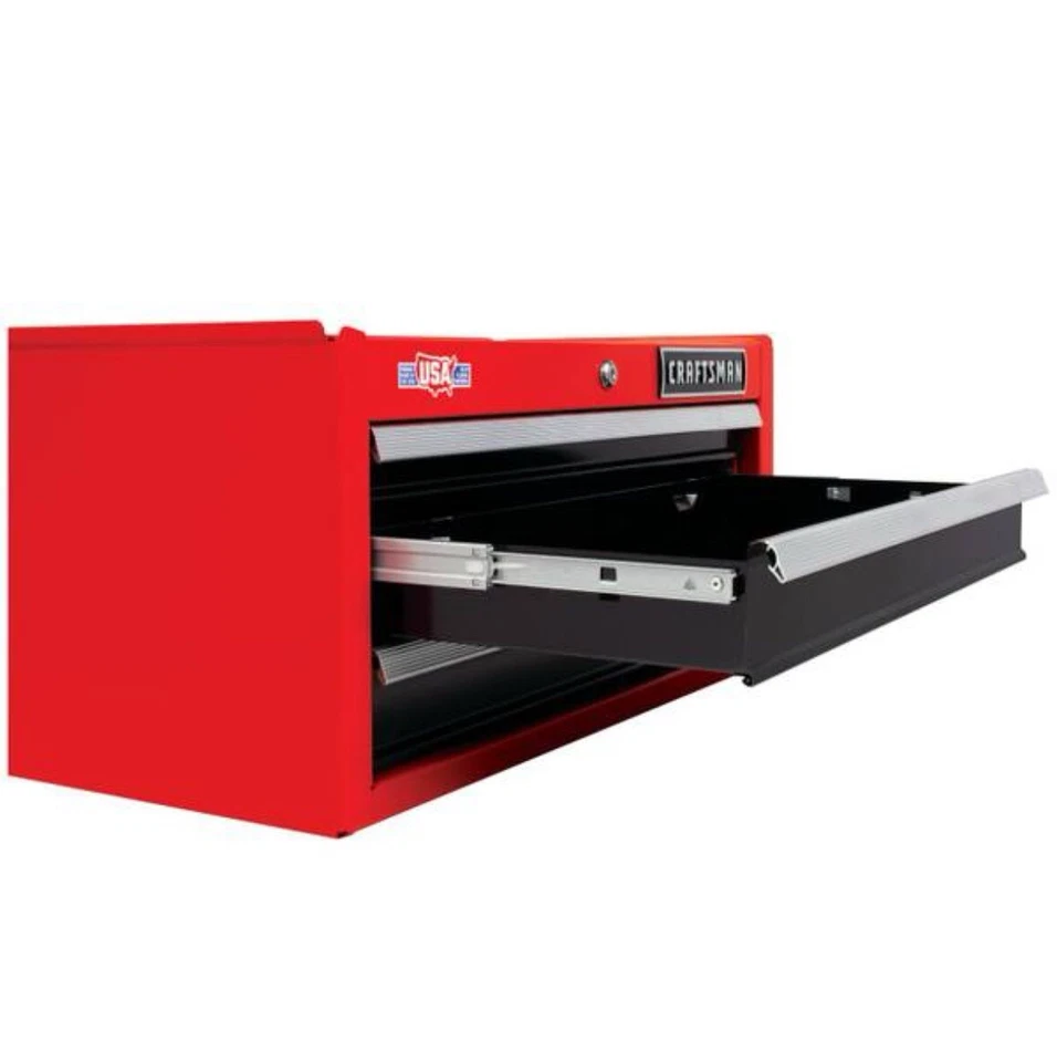 Craftsman 26" em 3 gavetas aço resistente caixa de ferramentas média armário de armazenamento - Imagem 3 de 4