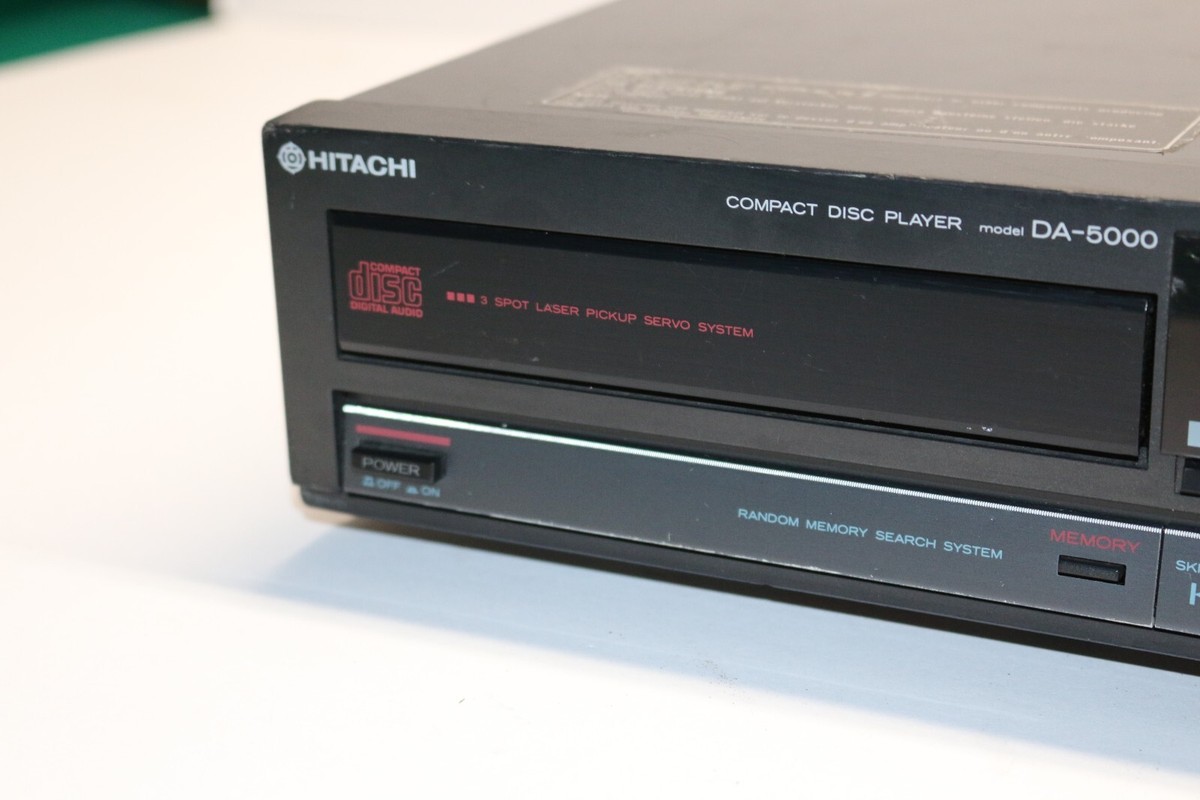 Vintage, high-quality Hitachi DA-5000 cd player for parts or
