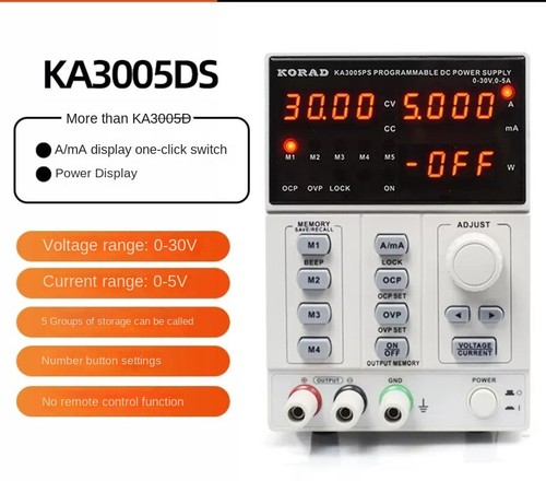 Programmable High Accuracy Adjustable Digital Laboratory Power Supply DC Power - Afbeelding 14 van 20