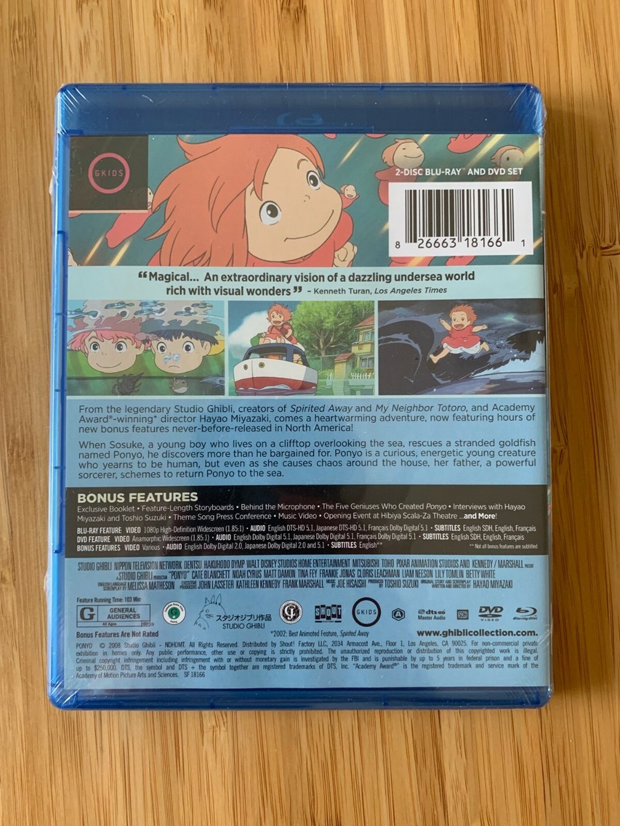 Ponyo (Blu-ray/DVD) (New) | eBay
