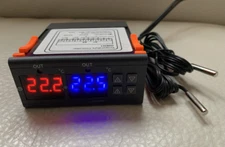 Digital Temperature Controller Beer Brewing Thermostat Equipment 2 Sensors Probe