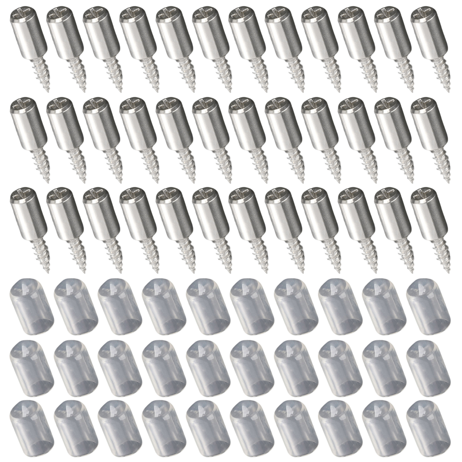 65pcs Shelf Support Peg Self Tapping Screws Bookshelves With Non Slip
