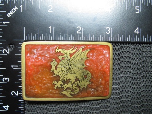 PRISONER CUSTOM HANDMADE WESTERN DRAGON BELT BUCKLE! VINTAGE! RARE! 1980s! USA! - Picture 10 of 10