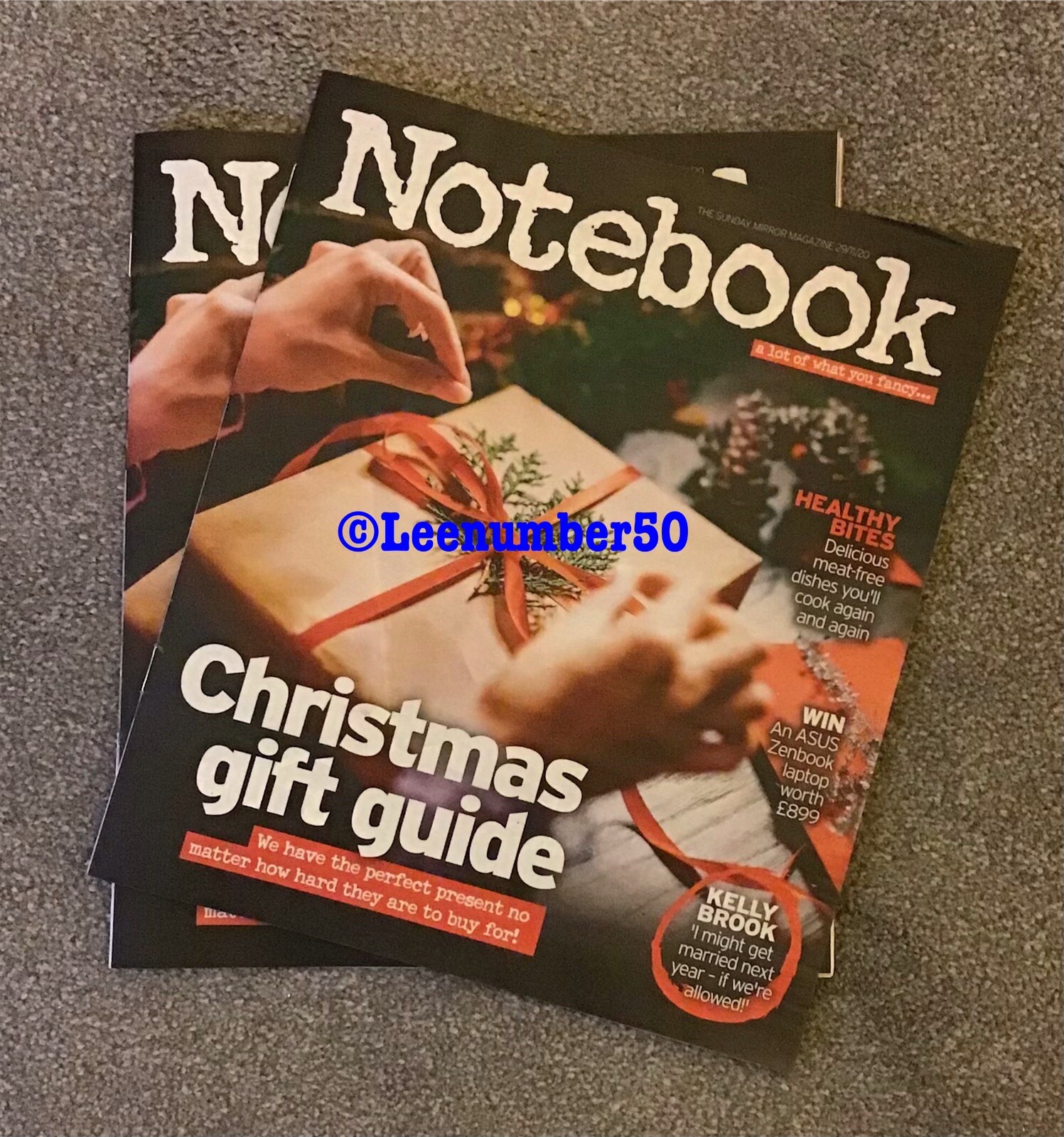 Notebook Magazine Christmas Gift Guide 29/11/20 New Kelly Brook Jenni Falconer-image