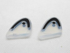  NOS LOT OF 2 HEAD "XTRA DAMP" VIBRATION DAMPENERS TENNIS RACQUETS CLEAR/BLK 