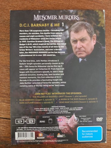 Midsomer Murders - D.C.I. Barnaby & Me : Collection 1 (3 DVD BoxSet) Free Post - Picture 2 of 8