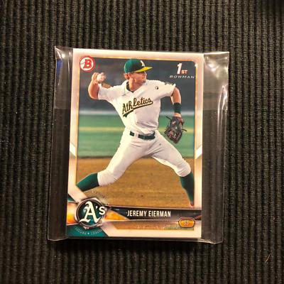 (10) 2018 BOWMAN DRAFT #BD-179 JEREMY EIERMAN PROSPECT CARD LOT ATHLETICS |  eBay