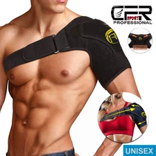 Shoulder Brace Rotator Cuff Support Arthritis Dislocation Compression Sleeve W