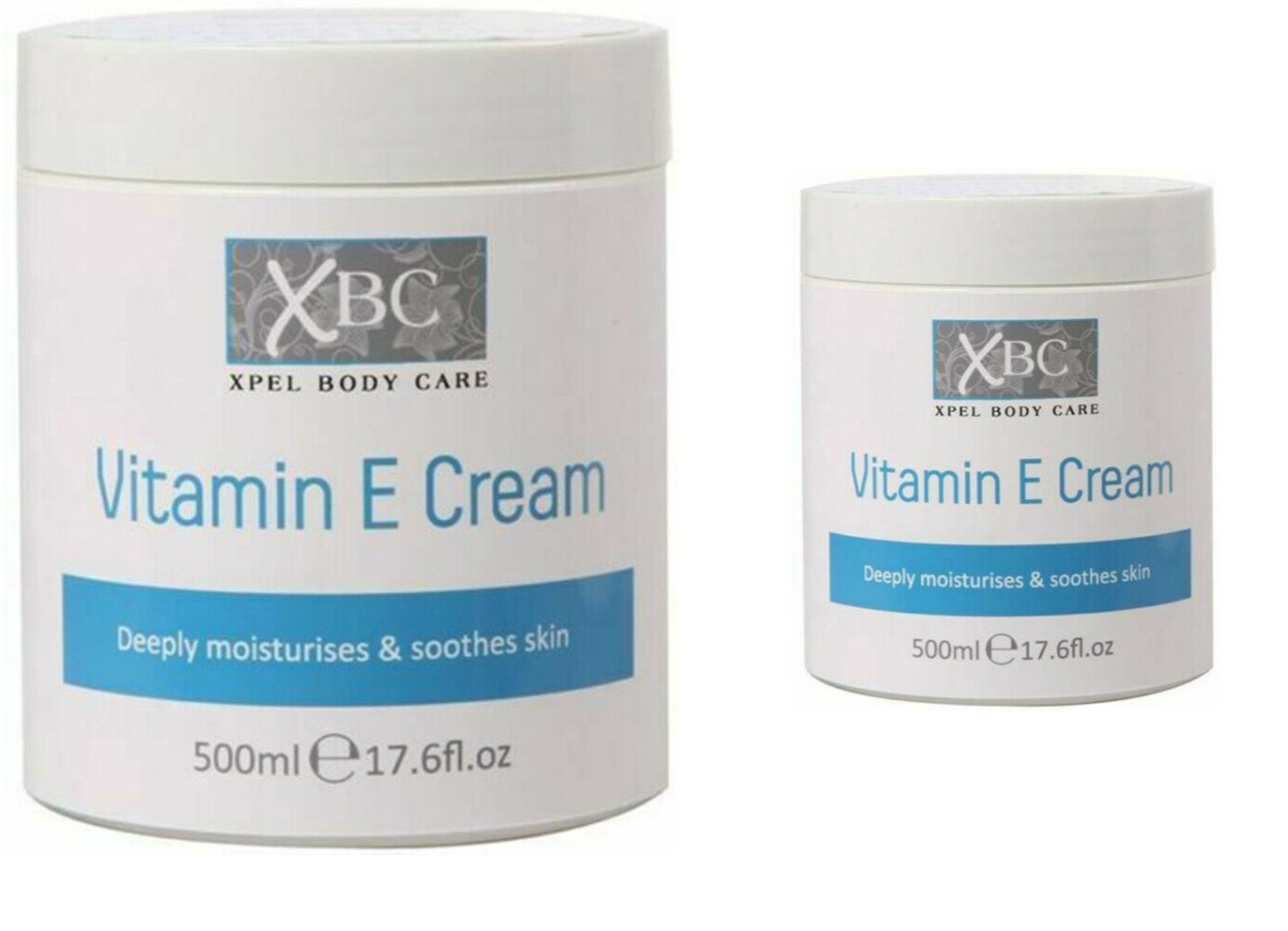 3x 500ml Vitamin E Cream Deeply Moisturises & Soothes Skin XBC 2024 NEW STOCK - Image 7