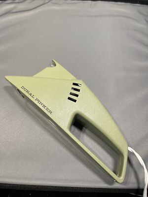 Vintage Dural Pinker Electric Crafting Scissors Olive Green Tested Works!!