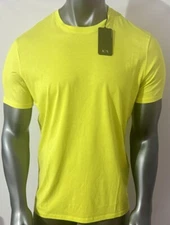 New Armani Exchange Men's Slim  Fit  Plain  Crew Neck Short Sleeve Shirt