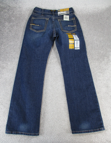 Ariat Jeans Mens 30 Rebar M4 Relaxed Boot Dark Wash Denim 30X32 NEW - Picture 12 of 13