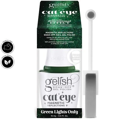 Gelish Magnetic Reflections Cat Eye Gel Polish -Green Lights Only 15ml (1110551)