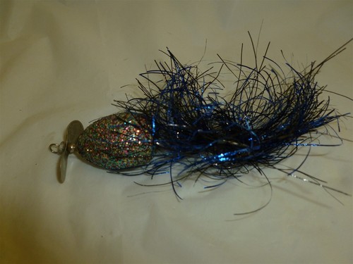  Esca da pesca arte popolare in legno 1-1/2 pollice finitura scintillante lotto 7-595 - Foto 10 di 12