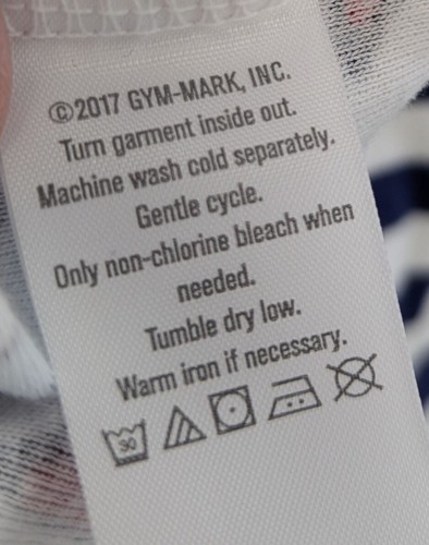 Gymboree Red White Blue Stars Strips Gymmies Pajama Top size 10 Cotton - Picture 4 of 6