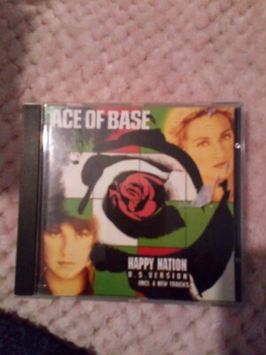 ACE OF BASE-'HAPPY NATION' US VERSION CD 1993 dance pop techno reggae