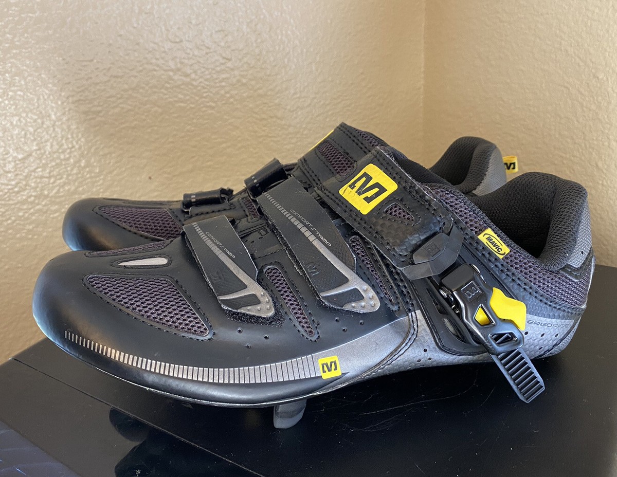 MAVIC ERGORIDE ロードバイク用シューズ MAVIC ERGORIDE Fit 2D Cycling Bike Mens Size 7.5 Black Shoes