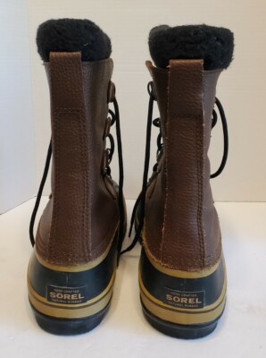 Sorel NM1439-200 Waterproof Snow Duck Rubber/Leather Boots Men\'s Size 14 Brown Sorel NM1439-200 Waterproof Snow Duck Rubber/Leather Boots  main image 3