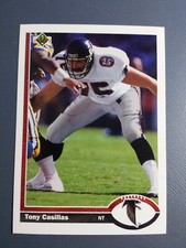 TONY CASILLAS 1991 UPPER DECK FOOTBALL CARD # 483 C2205