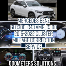 MERCEDES BENZ GLC300, C43 AMG, C300 2015-2022 Cluster Mileage Correction Service