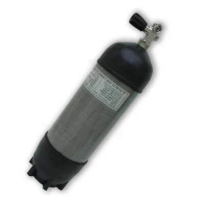 Acecare 9L CE Air Rifle Tank 4500Psi Carbon Fiber Tank with Valve for Paintball