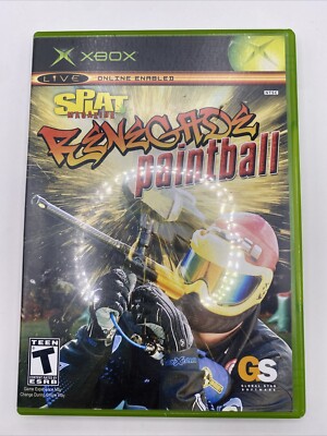 Splat Magazine Renegade Paintball (Xbox, 2005) (disc Scratched)