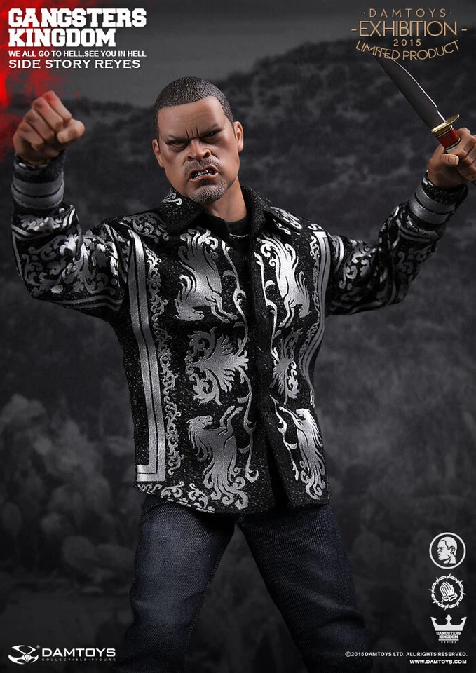 Boneco DAMTOYS GKS002 CICF 2015 EXPO Gangsters Kingdom Side Story - Reyes 1/6 - Imagem 3 de 4