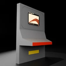 Star Trek Tos Bridge Computer Console (Small) for 3.75in(1:18) Figure Diorama