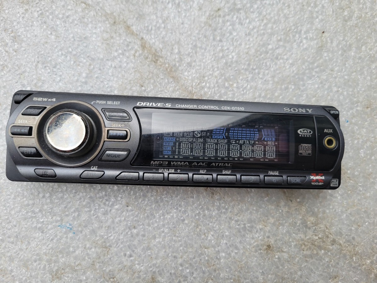 Sony Xplod 52Wx4 FM/AM CD Player Drive Changer Control CDX