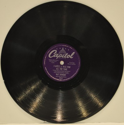 RAY ANTHONY   ''Jersey Bounce / I Guess It Was You All The Time''   78 RPM  
