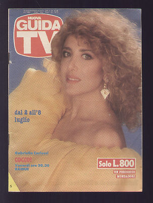 NEU TV GUIDE MONDADORI 26/1989 GABRIELLA CARLUCCI COCCO! RAI MEDIASET PRIVAT