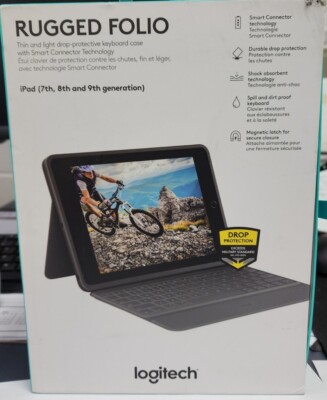 Rugged Folio Logitech for iPad 7,8,9th Generation