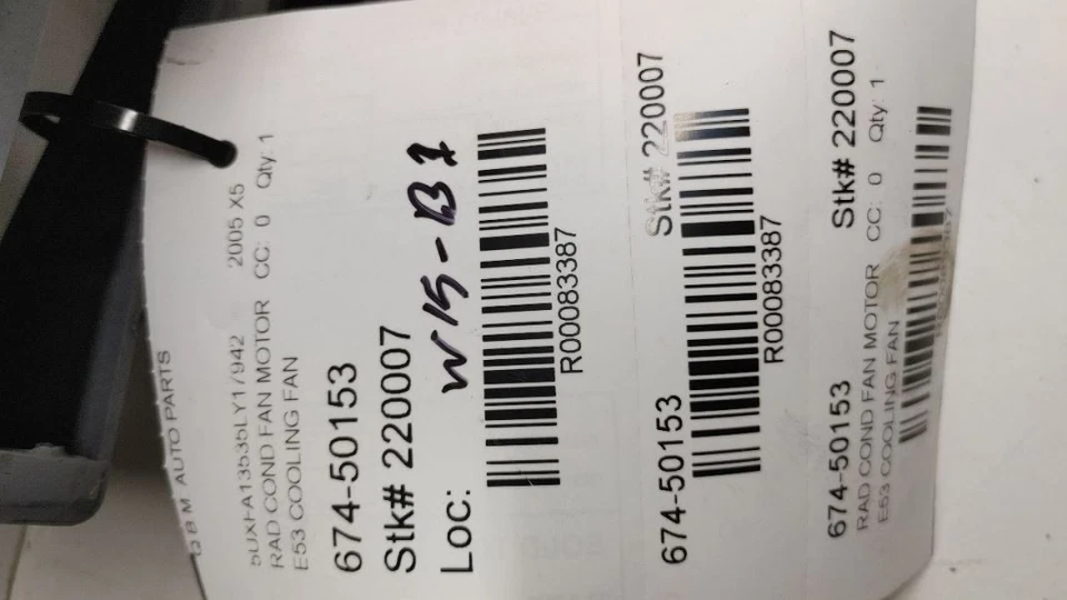 BMW X5 E53 2005 ventilador de refrigeración Foto 4 de 4