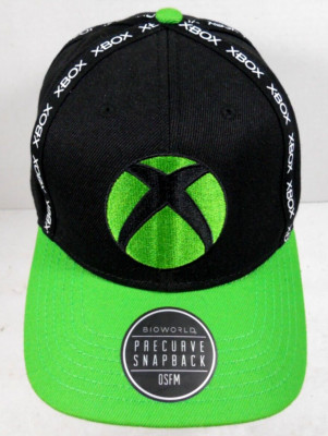 2020 Bioworld Microsoft Xbox gamer gaming Precurve Snapback OSFM fan cap hat