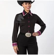 Western Showmanship Horsemanship Pleasure Show Shirt all customization available
