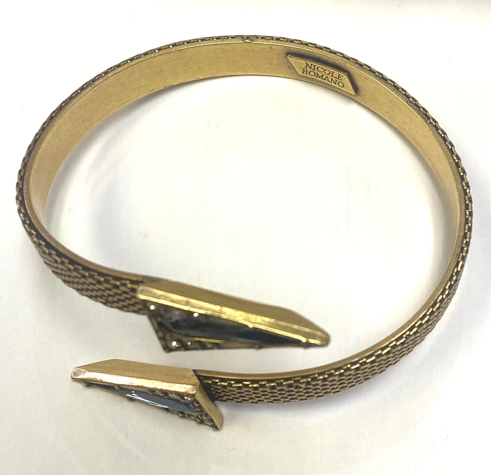 HSN Nicole Romano "Elms" Triangular Arrow Cuff Bracelet Foto 4 de 4