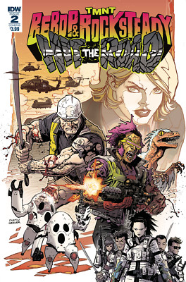 TMNT BEBOP ROCKSTEADY HIT THE ROAD #2 (OF 5)  (2018) - COVER B - Back Issue