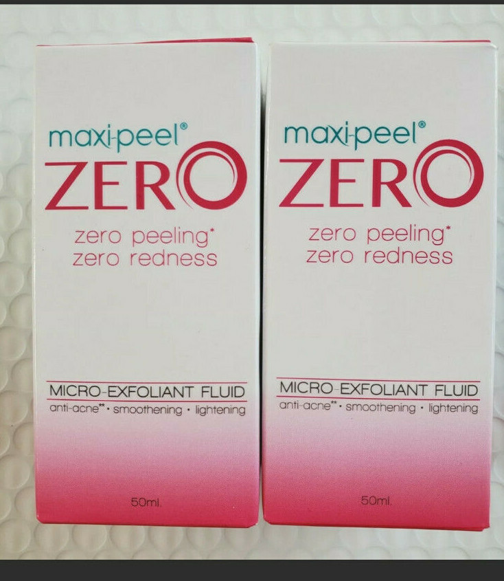 2 Bottle of Maxi Peel Zero Micro Exfoliant Fluid 50ml FRESH 2 Bottle of Maxi Peel Zero Micro Exfoliant Fluid 50ml FRESH