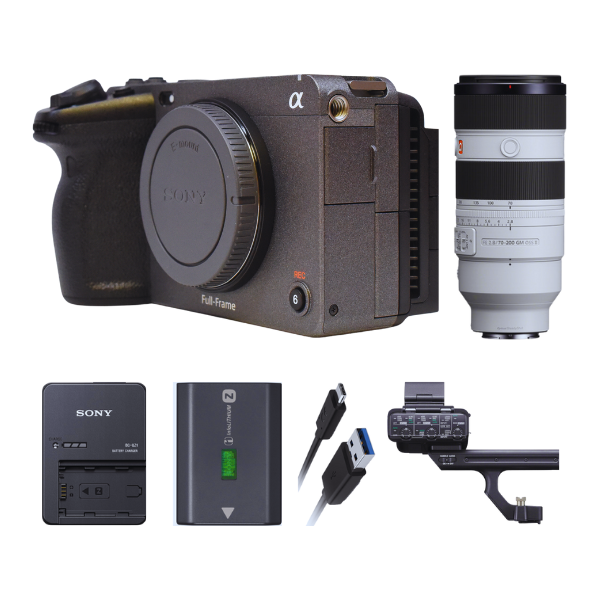 Sony FX3 Full-Frame Cinema Camera with Sony FE 70-200mm f Sony FX3 Full-Frame Cinema Camera with Sony FE 70-200mm f
