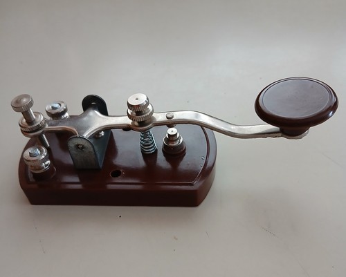 MORSE CODE TELEGRAPH KEY - MADE IN JAPAN - Zdjęcie 2 z 5