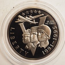 1995 *P*  V- DAY   PROOF  Commemorative CLAD HALF DOLLAR **FREE SHIPPING** CC16